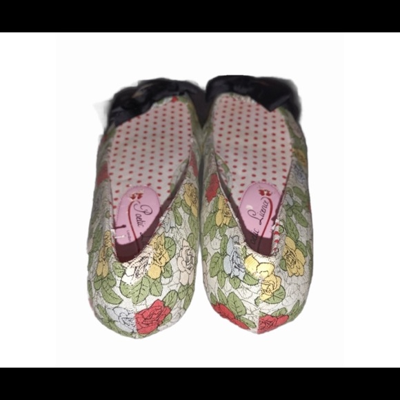 Poetic License Ballerina Flat Floral 7.5 - Picture 4 of 4